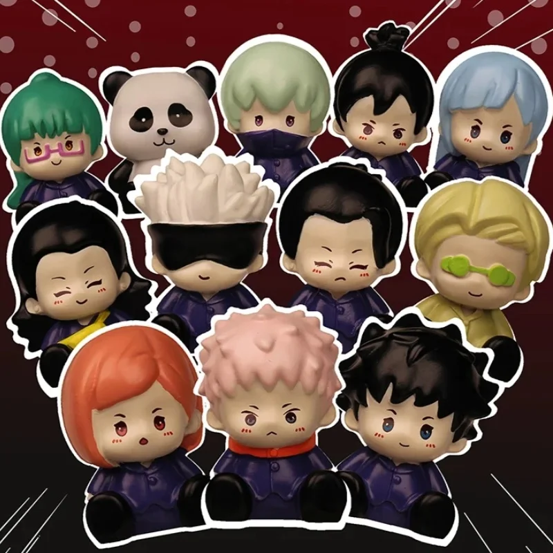 Neue Anime Mode Jujutsu Kaisen niedlichen Getreide Blind Box Spiel Peripherie Puppen eingerichtet Geschenk für Jungen Studenten Mystery Box Großhandel