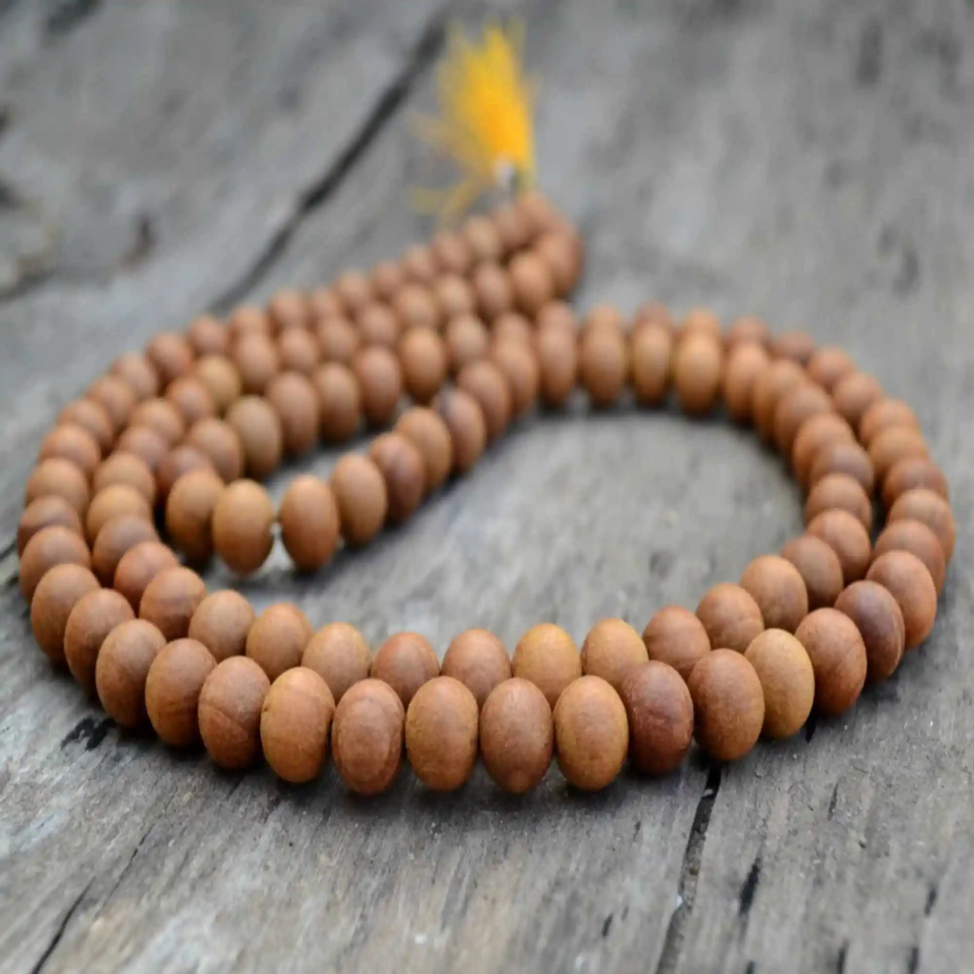 8mm Natural Aromatic brown round Sandalwood bracelet Cuff Ethnic Eco-Friendly Stackable Chain Party Men