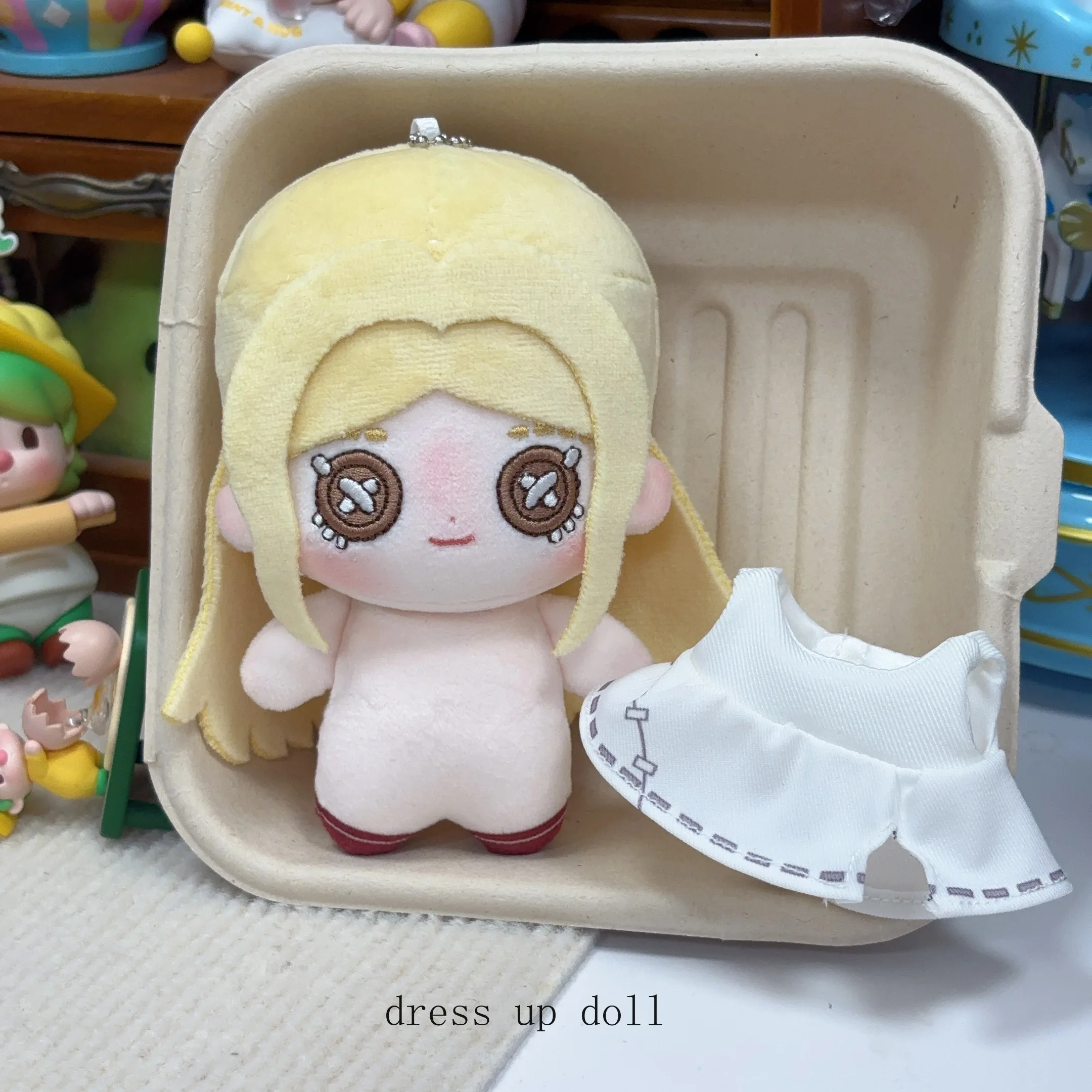 

10CM Identity Ⅴ Series Peripheral Alice Little Girl Cosplay Doll Game Cartoon Plush Starfish Body Adorable Pendant Toys Gift
