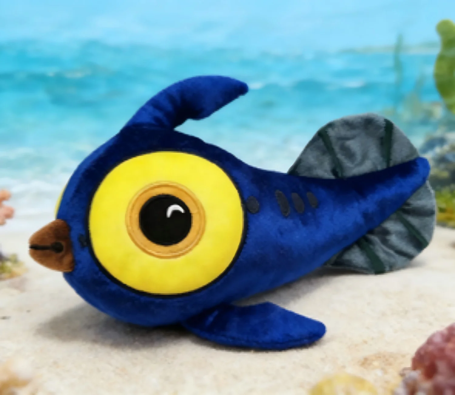 

Плюшевая игрушка-рыба глубоководная, 22 см, для геймеров, идеально подходит для подарков на День рождения, Пасху, Хэллоуин и другие праздники