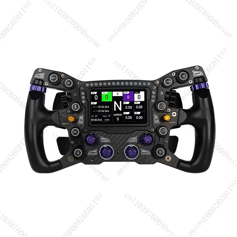 Racing Simulator Steering Wheel MAX01 Forged Carbon Fiber Steering Wheel F1 Same Dial Professional Driver Same Steering Wheel