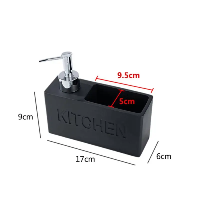 Modern kitchen accessories Soap Dispenser Set Liquid hand soap dispenser pump bottle brushes Holds and Stores Sponges Scrubbers