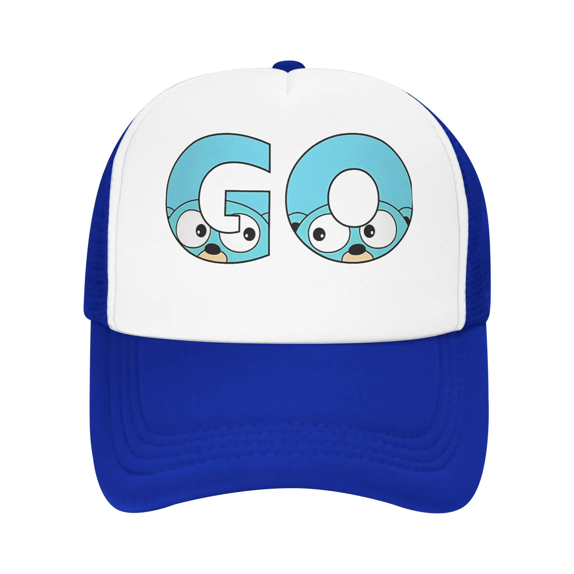 Go gopher  Mesh Cap Outfits for Men Women Adjustable Snapback Mesh-Back Summer Cooling Hats