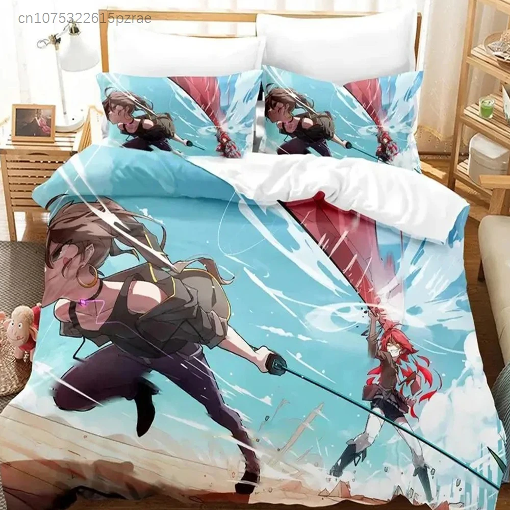Anime Pixiv Fantasia T Bedding Set Duvet Cover Bed Set Quilt Cover Pillowcase Comforter King Queen Size Boys Adult Bedding Set