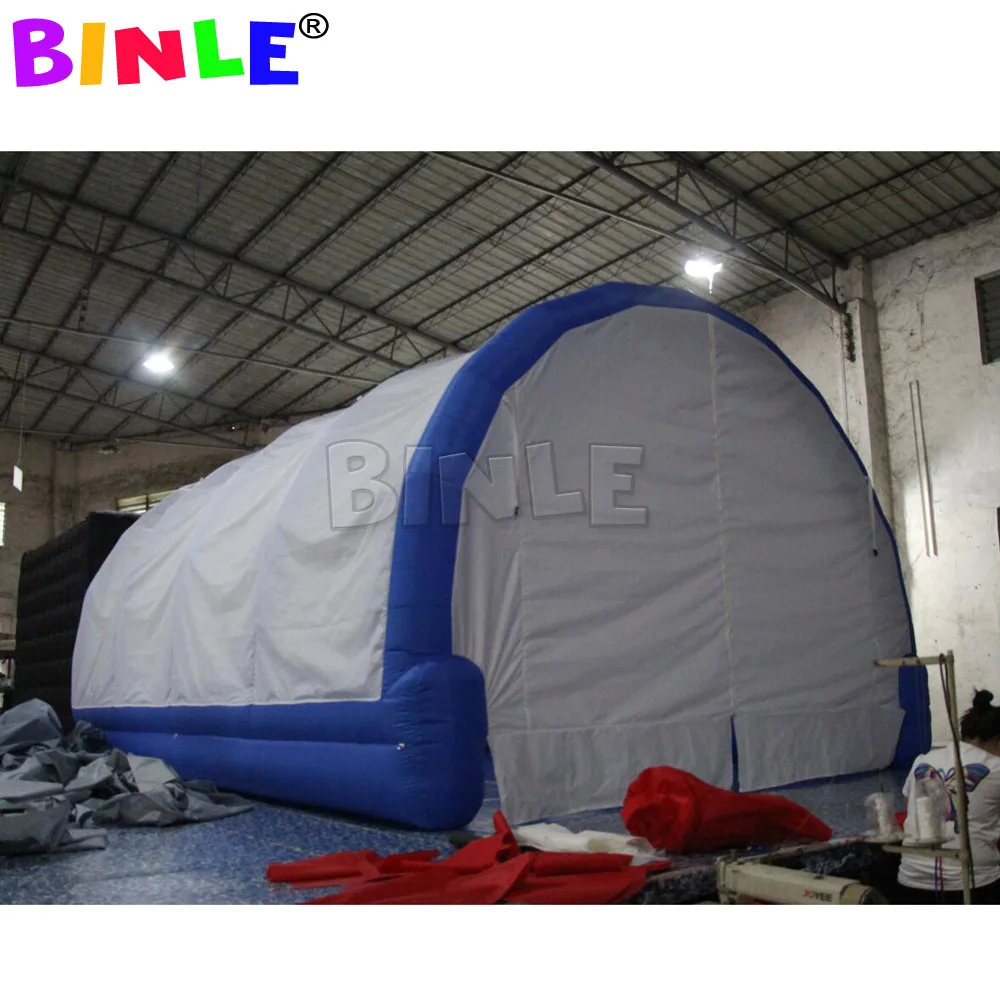 High quality 6m waterproof inflatable car wash tent outdoor portable car garage tent China for sale image 4