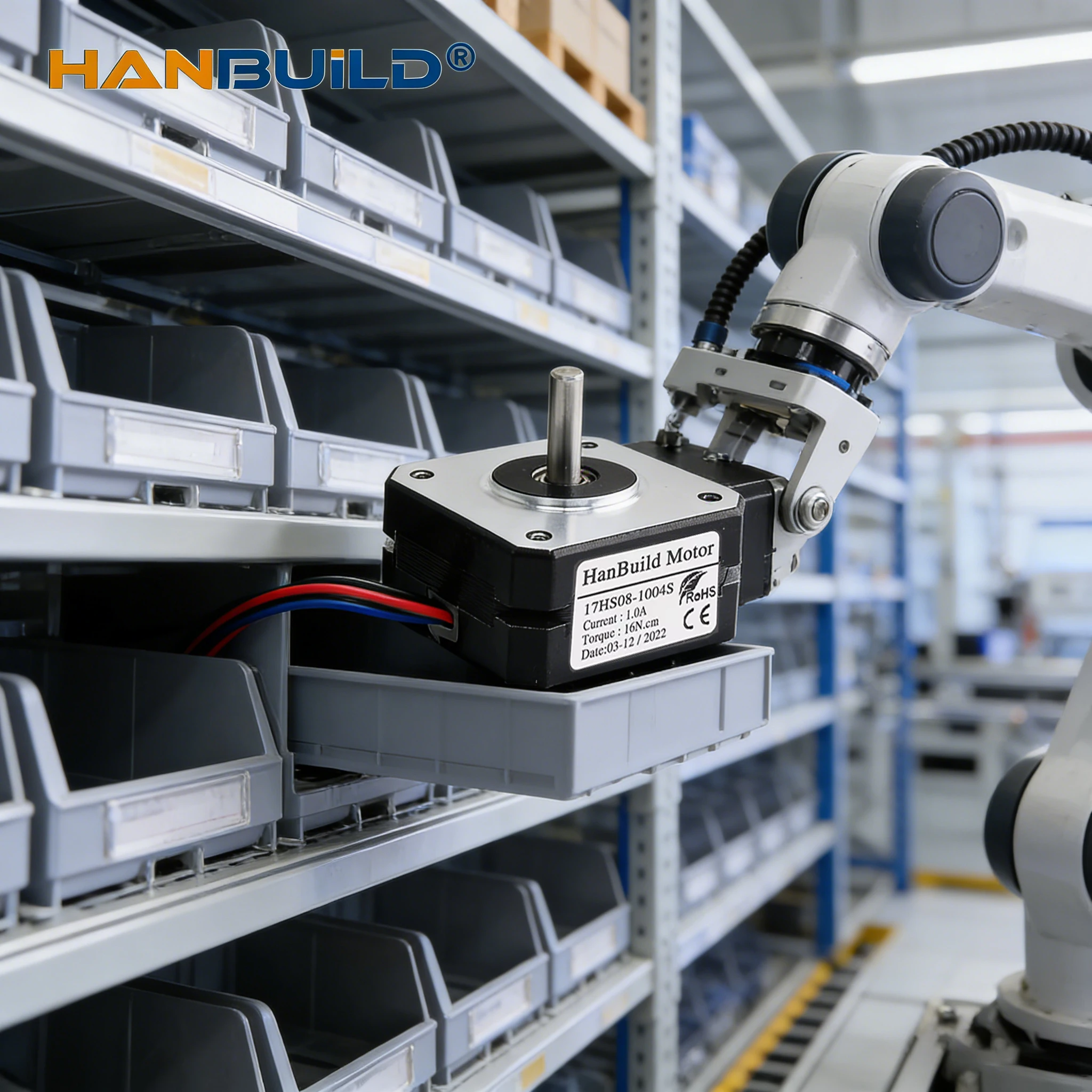 

1PCS Nema17 Stepper Motor2 phase 1,8degreecold operation 20mm 1A 16N.cm 42 Step Motor 4-Lead 17HS08-1004S Small stepper motor