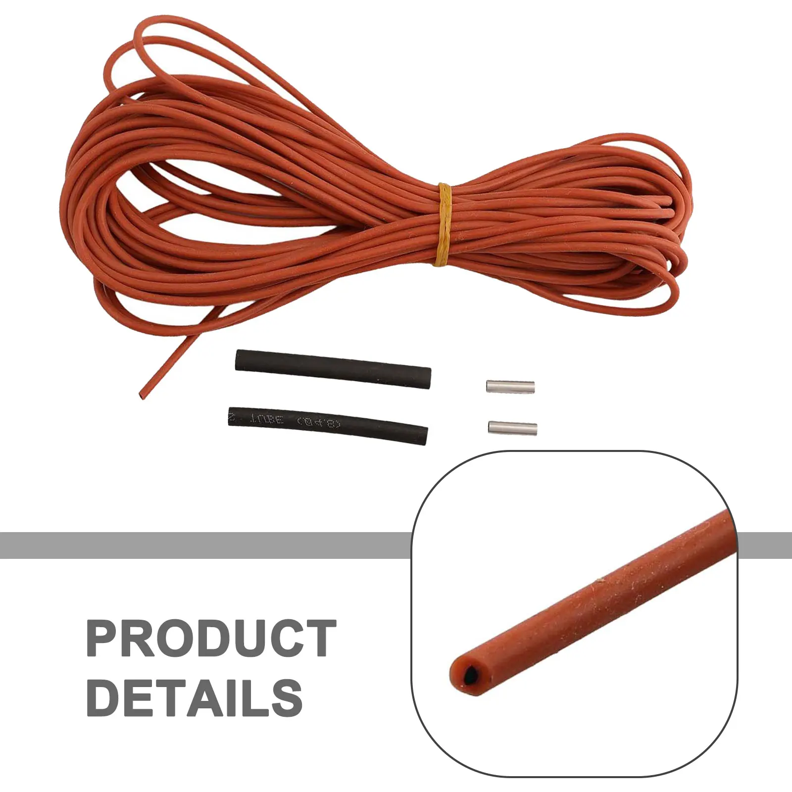 1pc Underfloor Heating Cable 12K Floor Heating Cable 33ohm/m Carbon Fiber Infrared Electric Heating Tape Floor Heating Wire