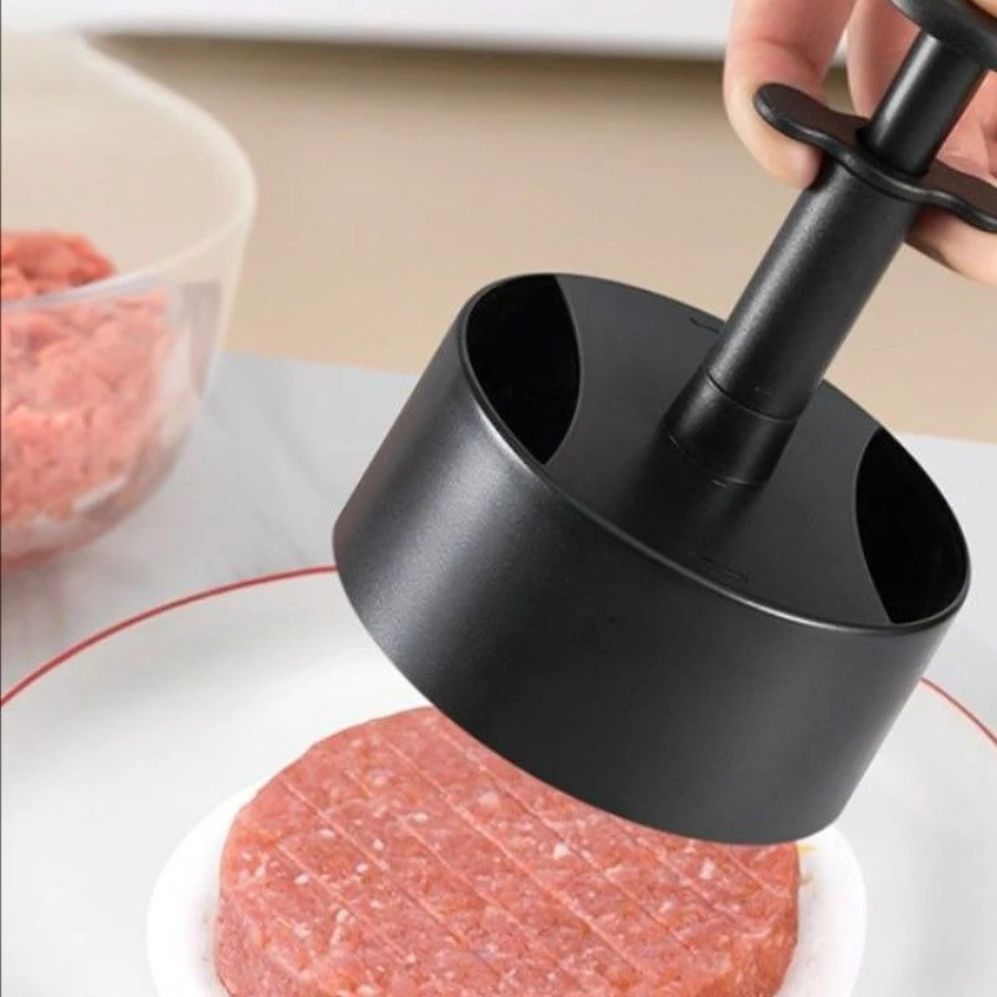 Non-Stick Hamburger Press Patty Maker - Stuffed Burger Mold for Beef/Veggie Patties, BBQ & Homemade Burger Tool