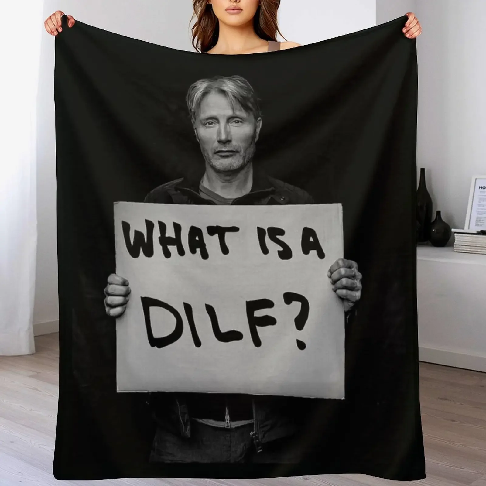 

Mads Mikkelsen Throw Blanket Year Round Soft Comfortable Blanket for Home