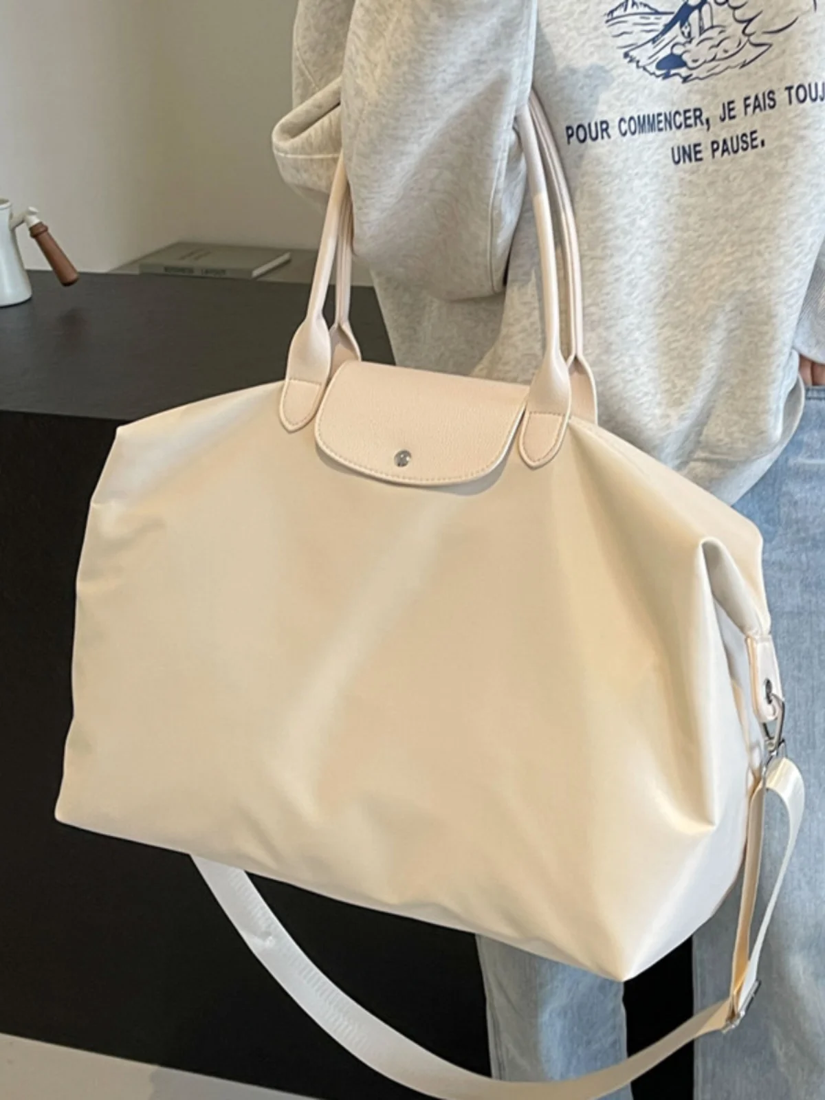 

Faionable Pure Color Travel Bag Women's oulder Crossbody Bag Lightweight ort Trip Men's Large Capaci Handbag
