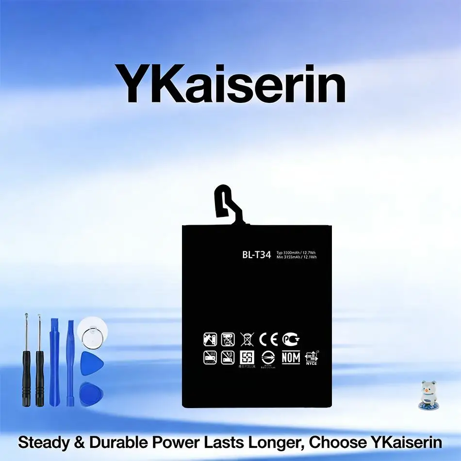 

Premium Replacement 3300mAh Stable For LG V30 V30+ V30A H930 H932 LS998 BL-T34 Mobile Phone Battery
