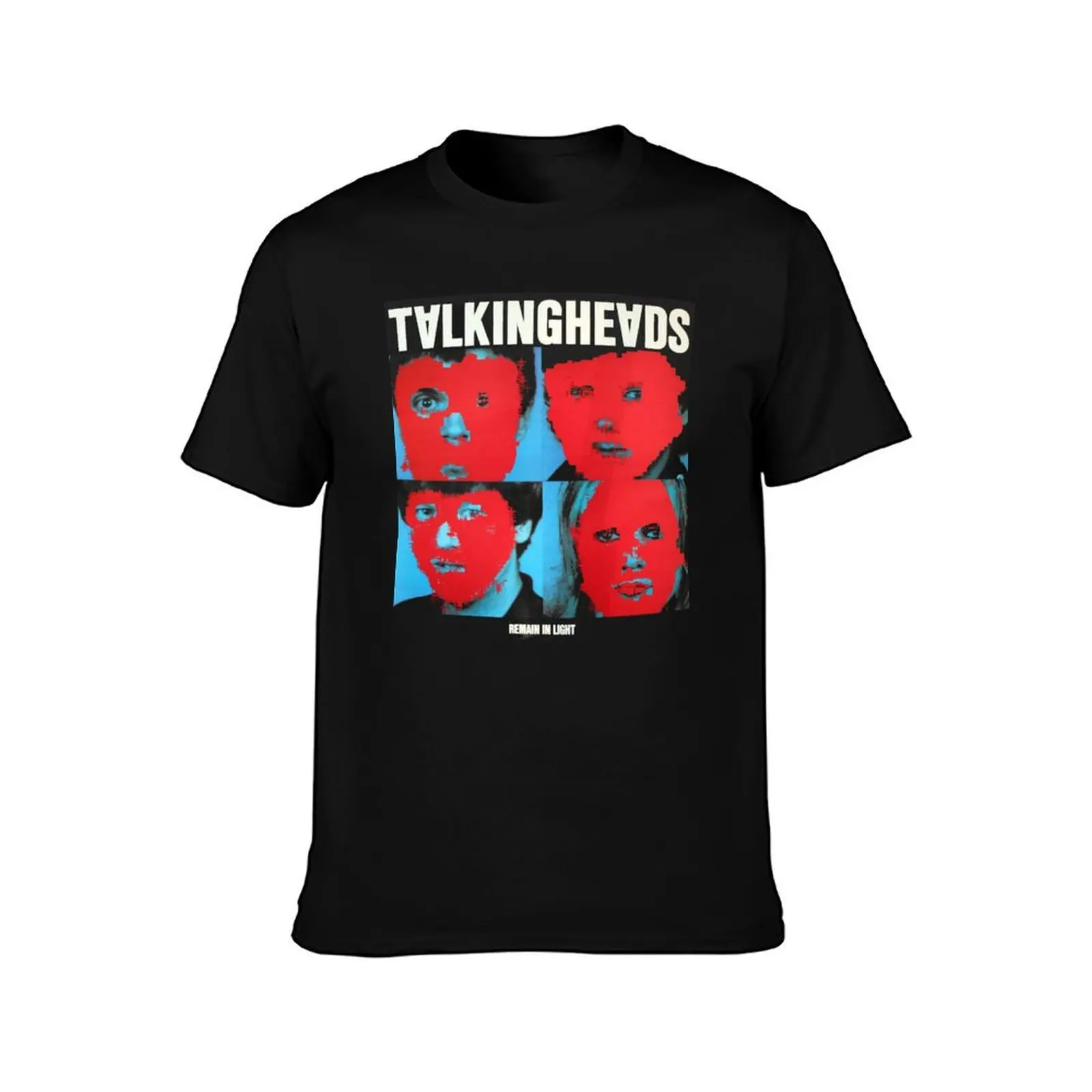 Talking Heads - Remain in Light T-Shirt Summer Casual Cotton Tee Oversized Streetwear Tops Vintage Graphic Print 100% Cotton
