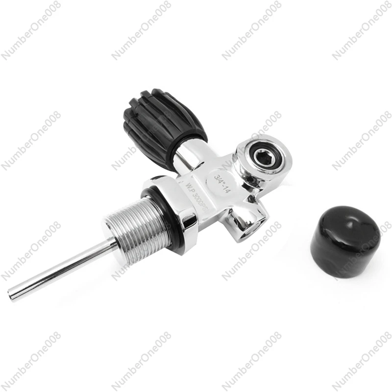 3000Psi 250Bar 3/4-14NPS High Pressure Scuba Diving Tank Valve Cylinder Reducing Valve