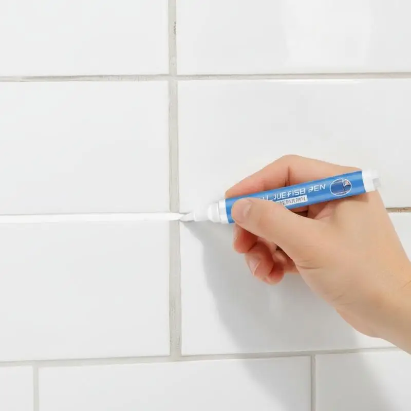 3Pcs Odorless Tile Repair Pen Waterproof Grout Marker for Household Floor Wall Tile Gap Renovation Use
