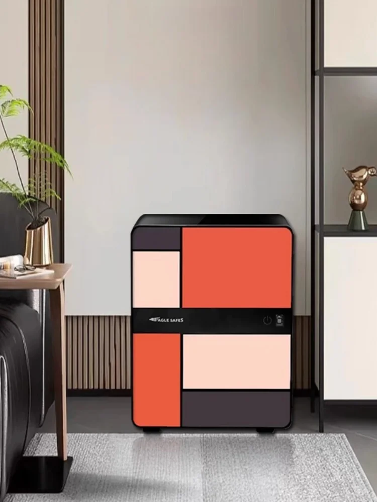 Fireproof theft safe cabinet household fingerprint password office small all-steel material sturdy and durable