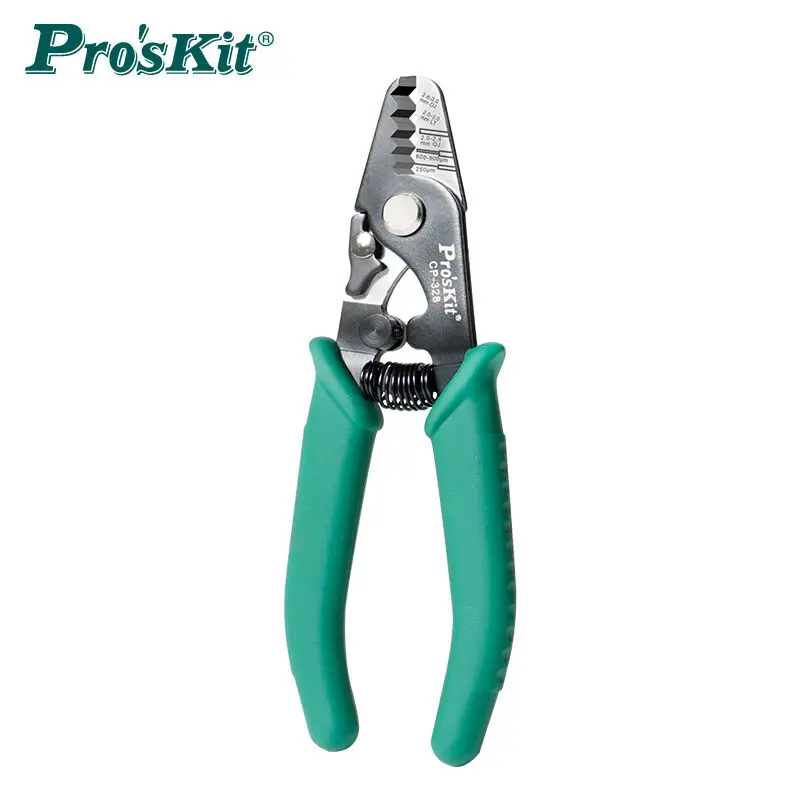 

Proskit CP-328 5 in 1 fiber optic wire stripper with high performance, suitable for FTTH, FTTX, FTTB FTTP electrical wire pliers