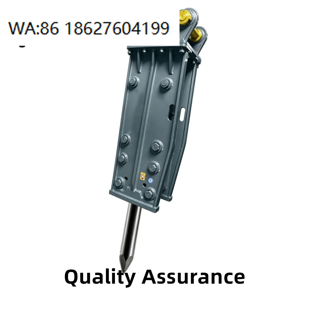 Straight Type Hydraulic Rock Breaker Excavator Attachment for Quarry & Road Construction
