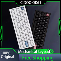 CIDOO Qk61 Mechanical Keyboard Qmk 3-Mode Bluetooth Wireless Portable Ipad Hot Swap Gasket Customization Gaming Laptop Office