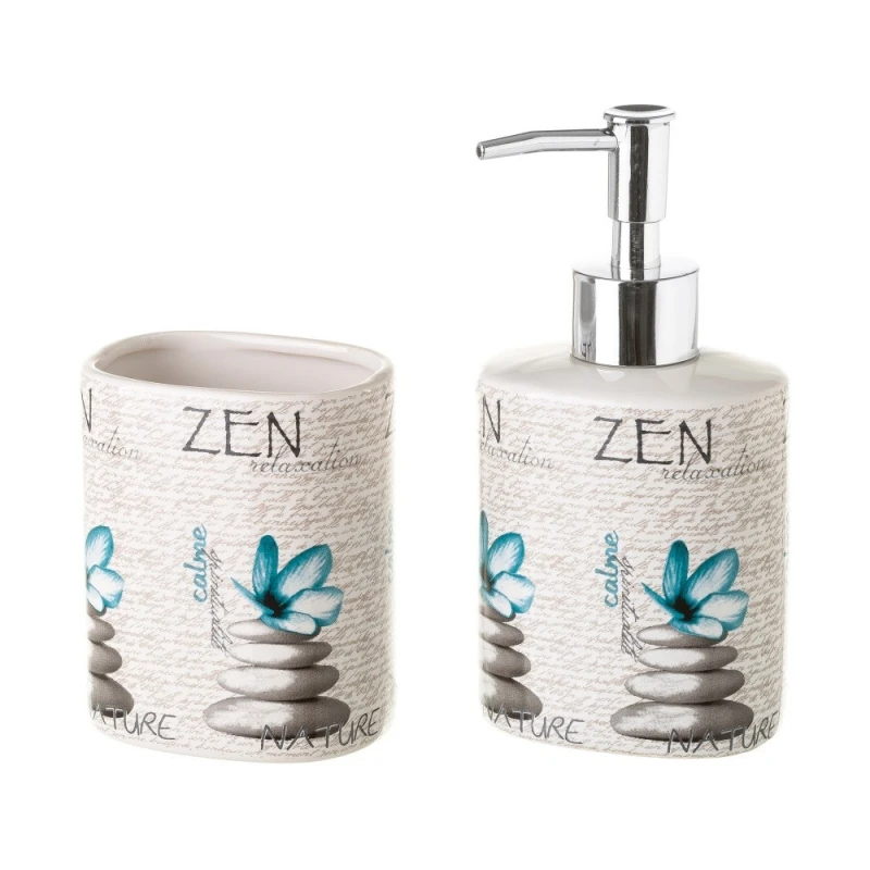 Oriental Blue Ceramic zen Soap Holder Bathroom Accessories for 124759 Rising Sun Bathroom