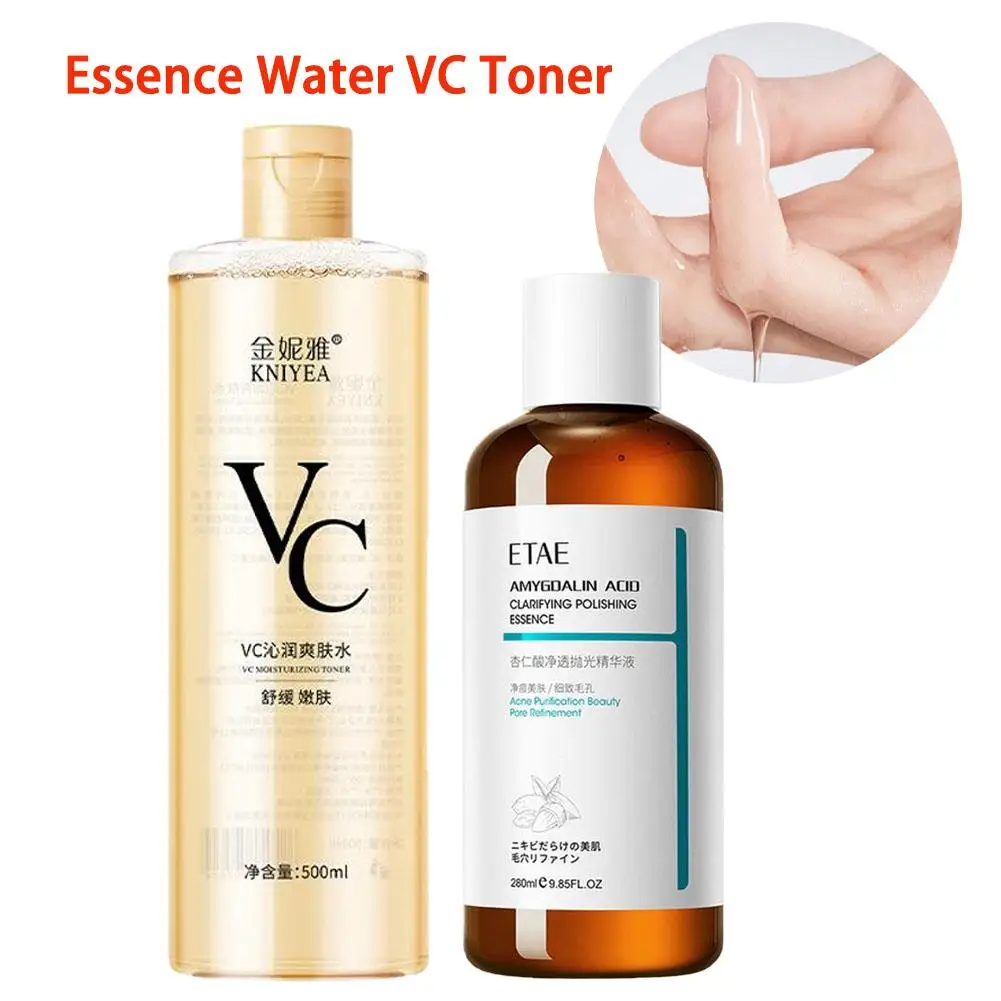 

Essence Water VC Toner Natural Almond Essence Vitamin E Sensitive Skin Moisturizing Anti Oxidation Smooths Skin Care 280ml/500ml