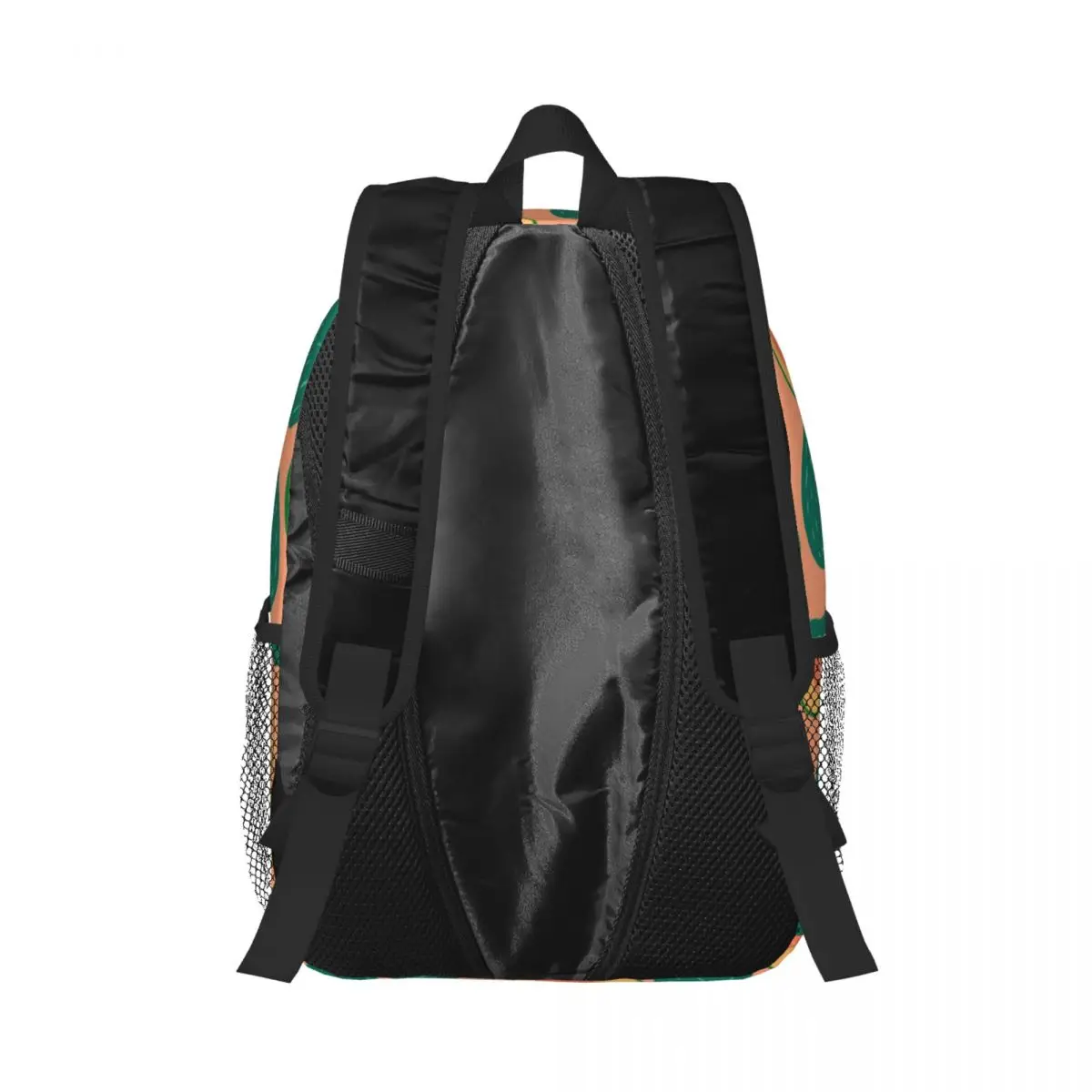 Mochila Laptop Padrão de Abacate Verde, Bookbag básico para mulheres e homens, Bolsa de estudante universitário