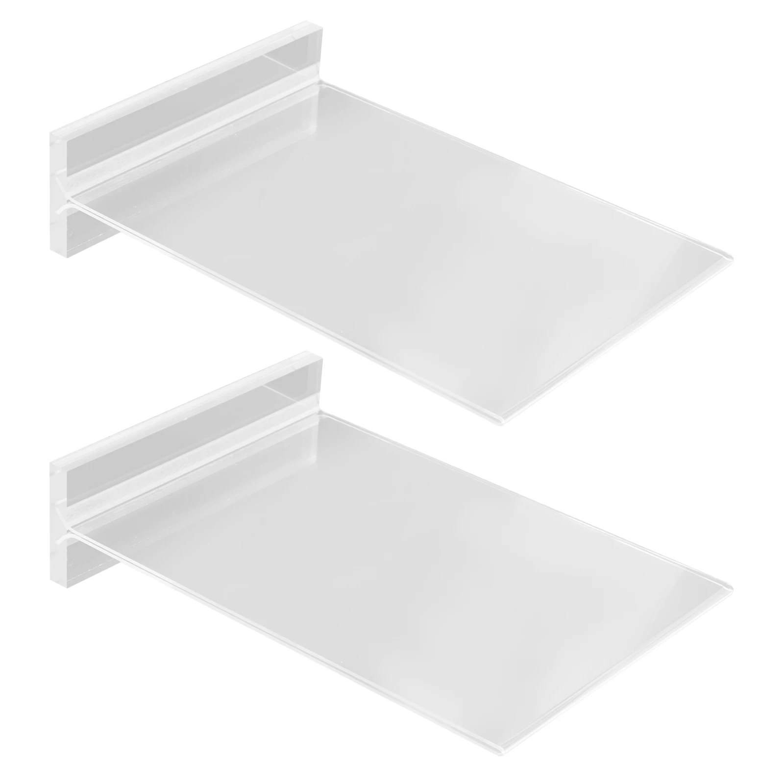 

2Pcs Acrylic Display Board Holders Easel St for Sign Table Top Office free sign display acrylic label menu st for display