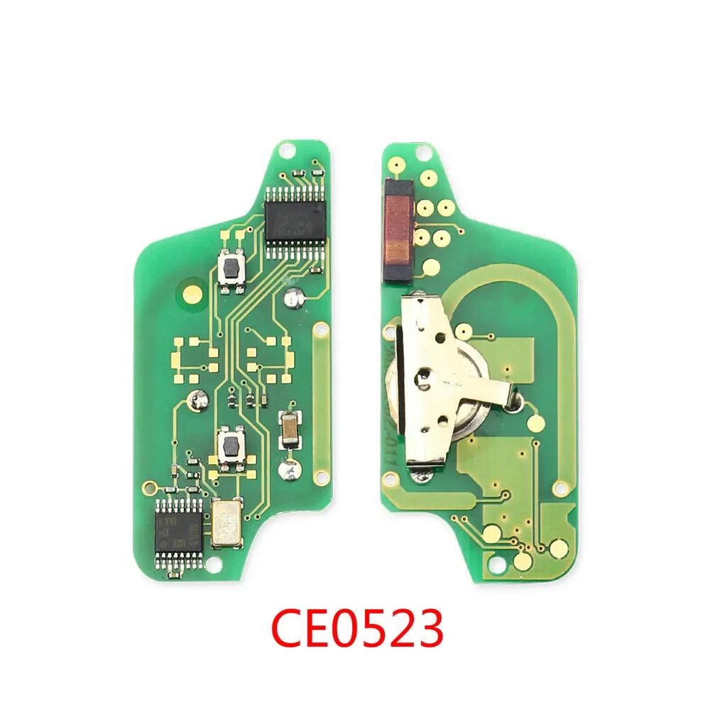 Dandkey Für Peugeot 407 407 307 308 607 Für Citroen C2 C3 C4 C5 FRAGEN Flip Remote Key Elektronische Schaltung board 2 BT CE0523 CE0536