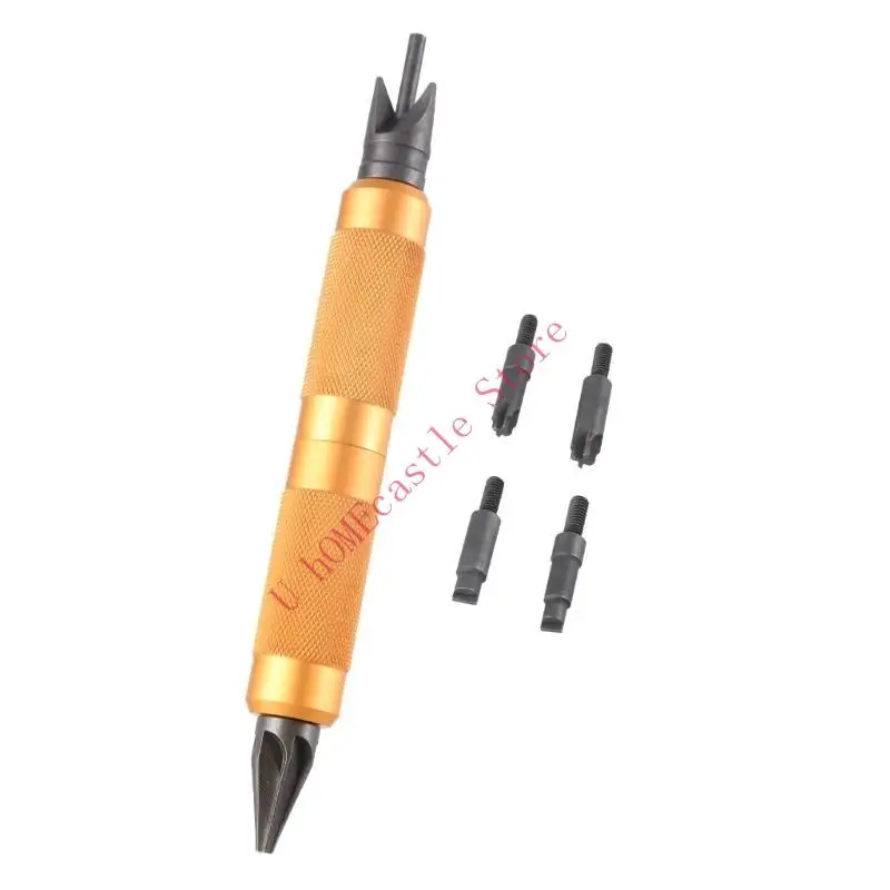 63HF Deburring Tool Steel Metal Resin Copper Plastic Printing Edges Plumbing Printing Burr Removal Reamer Tool