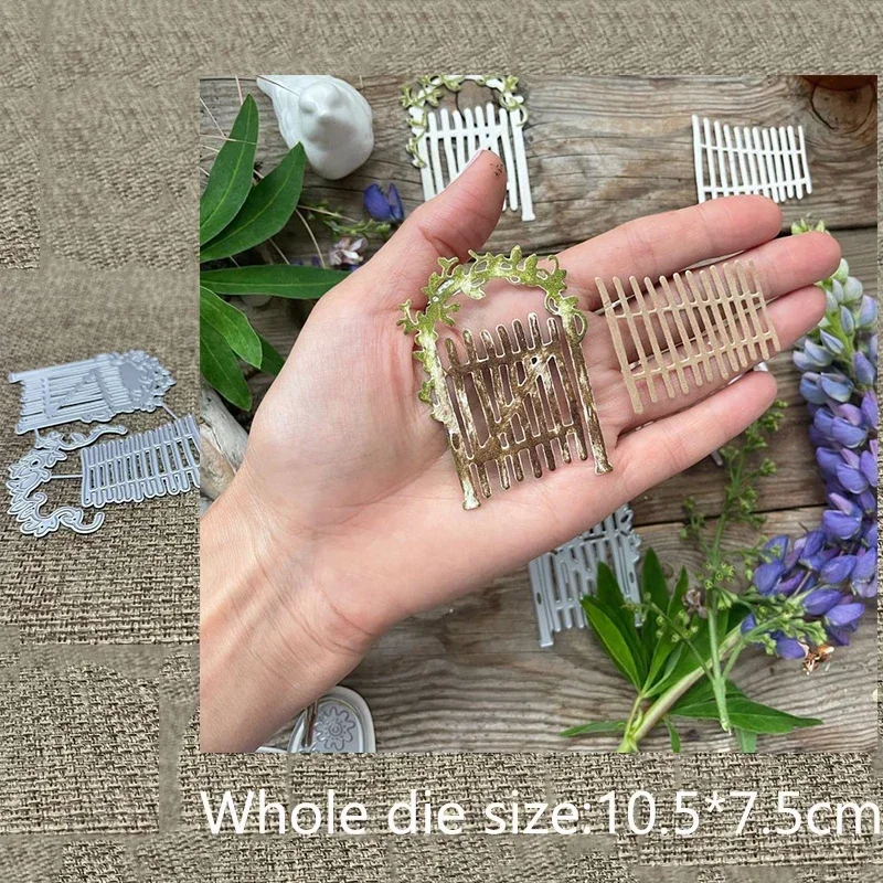 New Design Craft Metal stencil mold Cutting Die Garden Fencing decoration scrapbook die cut Album Paper Card Craft Embossing