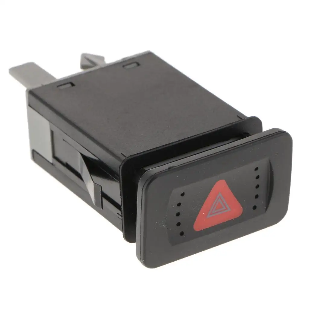 1J0953235C Car Hazard Warning Flash Light Switch Push Button Replaces for VW Golf MK4 Bora 1998-06