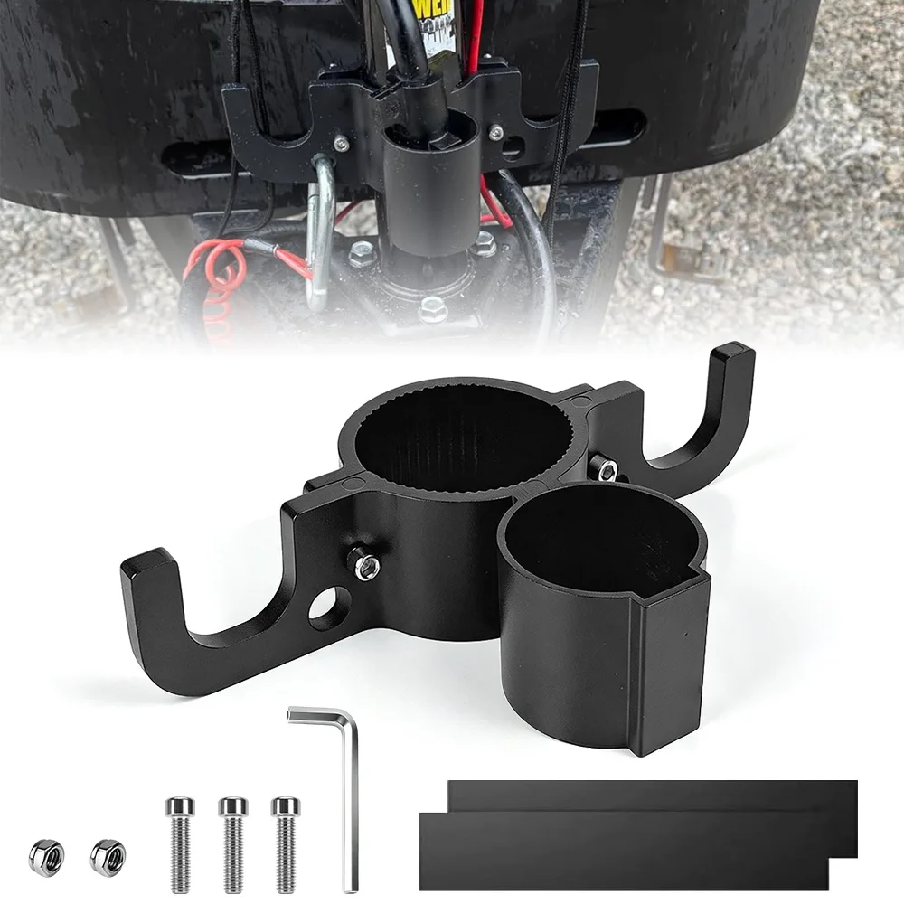 Rv Towing Chain Organizer 7 Way Trailer Plug Chain Holder Rv Camper Towing Accessories Keeps 7-Way Plug and Chains Organized