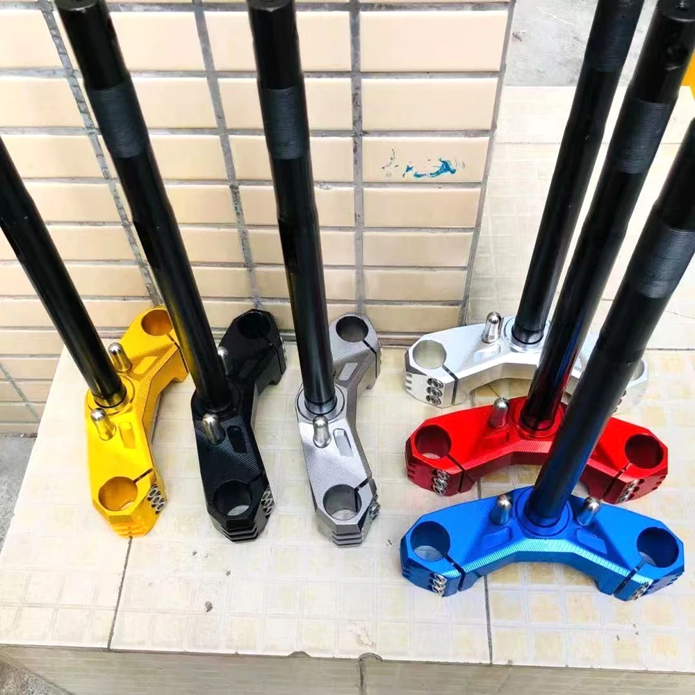 CNC Solid 27mm/30mm/33mm Motorcycle Steering Column Electric Scooter Front Shock Direction Column For Niu U+a/U+b/UQI/Us/U+/U1