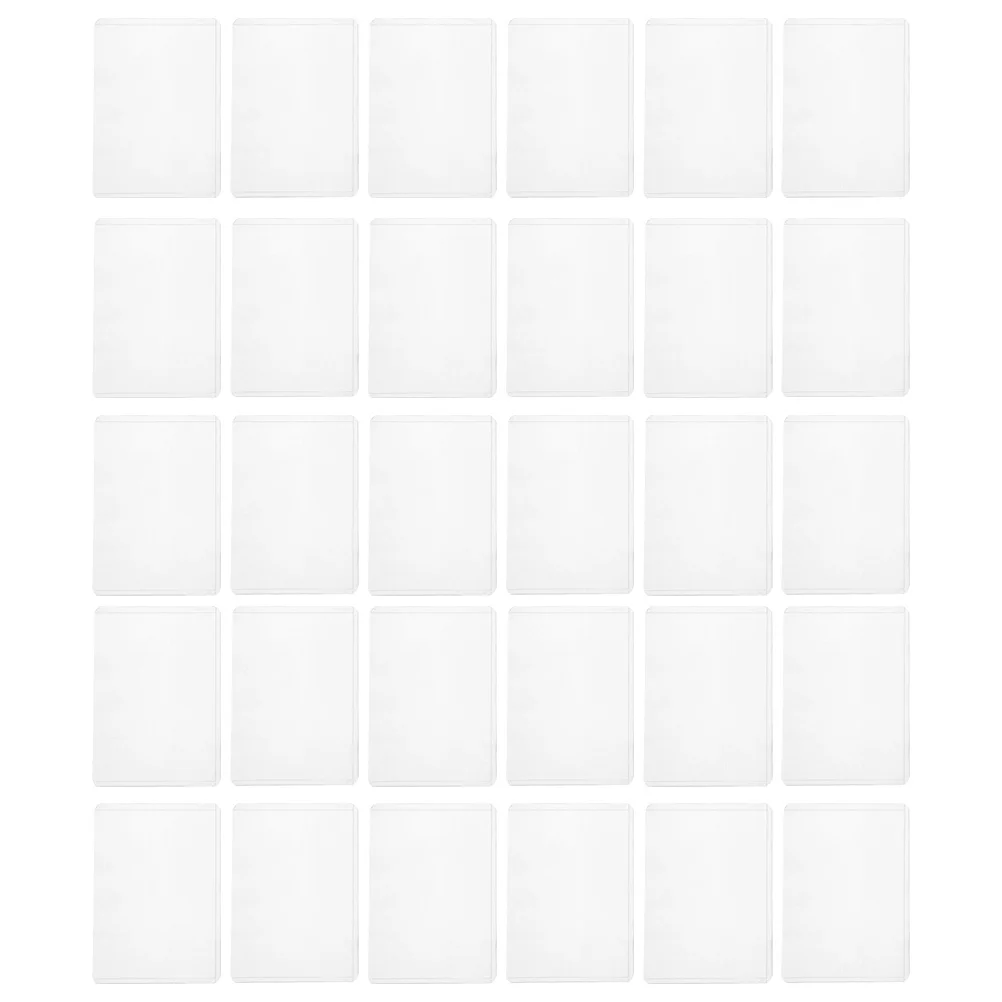 30 Pcs Celebrity Small Card Holder Photo Protector 950X650X010CM Abs Sleeves