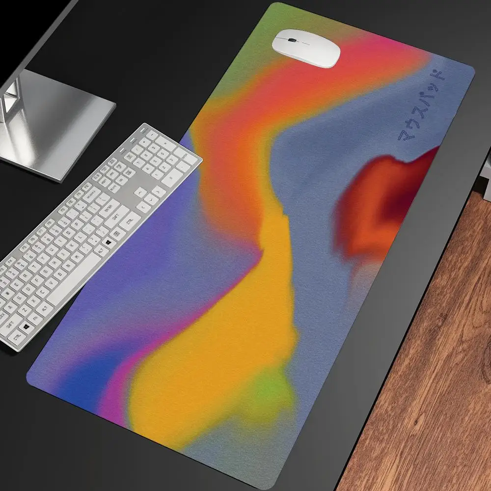 Sunset Silk Mousepad Speed Office Desk Accessories Gaming Mats Mouse Carpet Mouse Mat Desk Pad Set Up Computer Desk Decorating