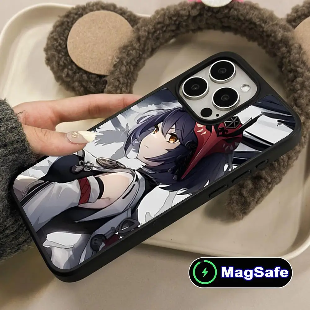 

Game GI Kujou Sara Mobile Phone Case for iPhone 17 16 15 14 13 12 11 Air Pro Max Plus Magsafe Matte Surface Colorful Cover