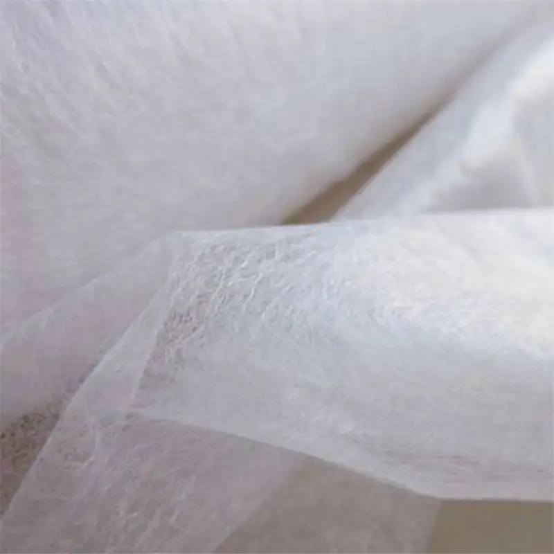 112cm*1M White Non-woven Fabric Interlinings Iron On Sewing Patchwork Double-sided Adhesive Lining Garment Accessory DIY 1PC