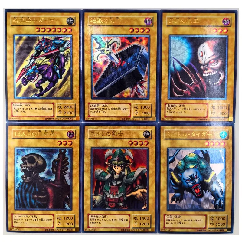 51 Stks/set Yu Gi Oh Duel Monsters Zwarte Goochelaar Meisje Zwarte Glans Soldaat Tyler De Grote Krijger Spel Collectie Kaarten Speelgoed Cadeau