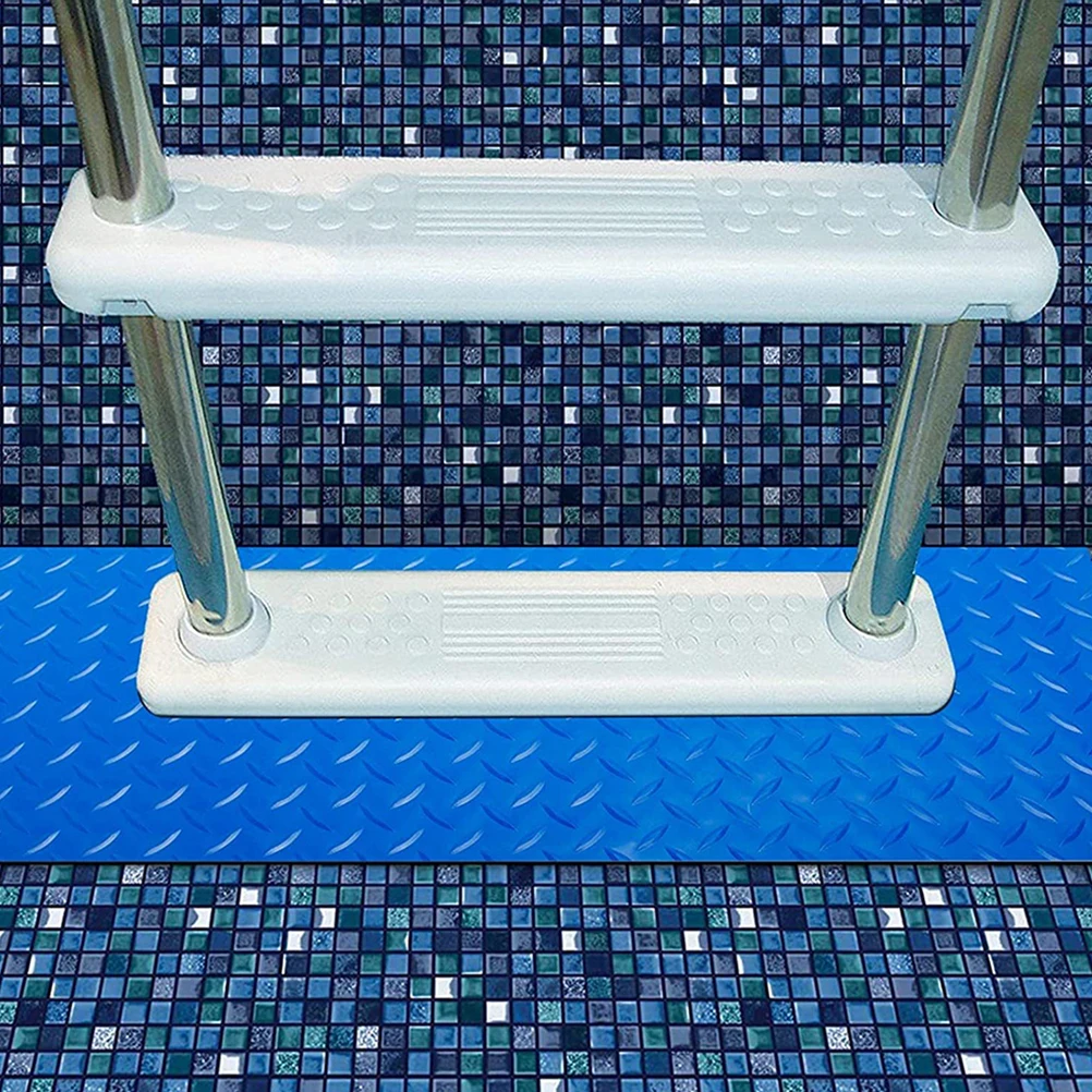 

Pool Ladder Protective Mat Non-Slip Step Mat Premium Material Long-Lasting Use Safety Protection Pool Mats for Floor