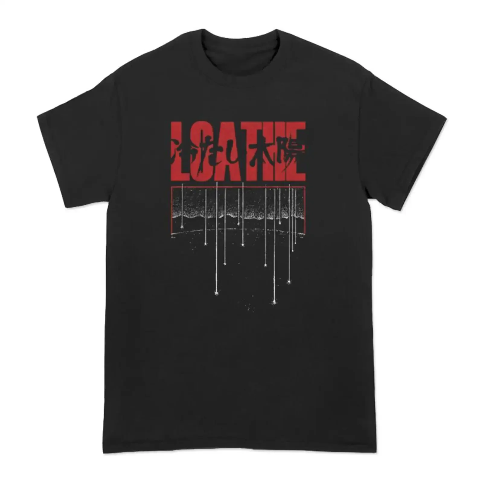Loathe Meteorite T shirt Band Heavy metal vintage Washed Comfortable Casual designer clothes homme Breathable Unisex Slightly