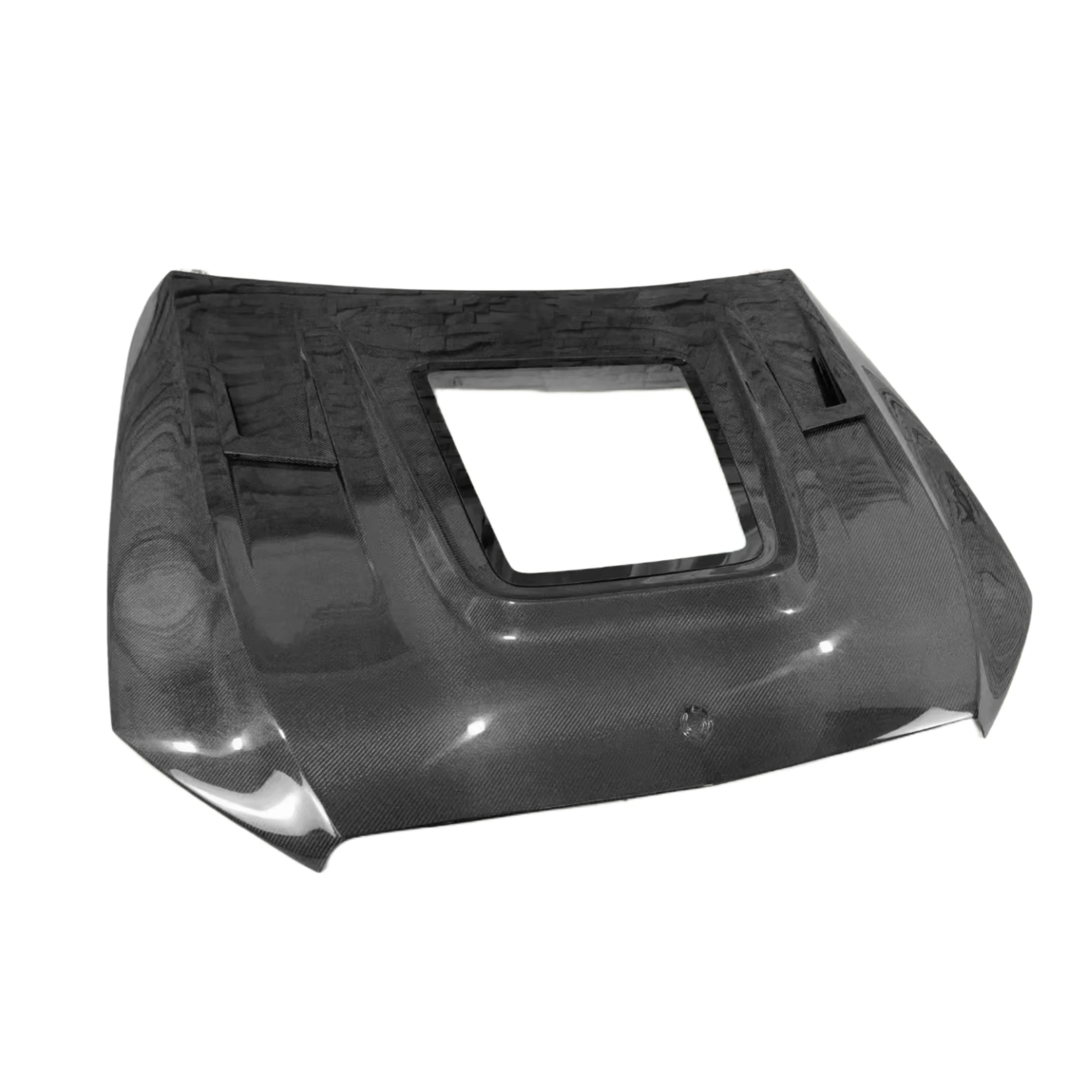 

W213 E200 E300 E43 Clear Glass Carbon Fiber Hood For E-Class W213 2017-2020