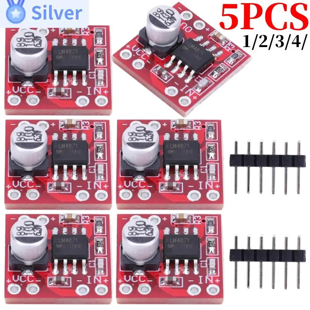 LM4871 Single Channel Amplifier Board DC 3V-5V Voice Amplifier Module Ultra-Small for Speaker Electronic DIY Kit