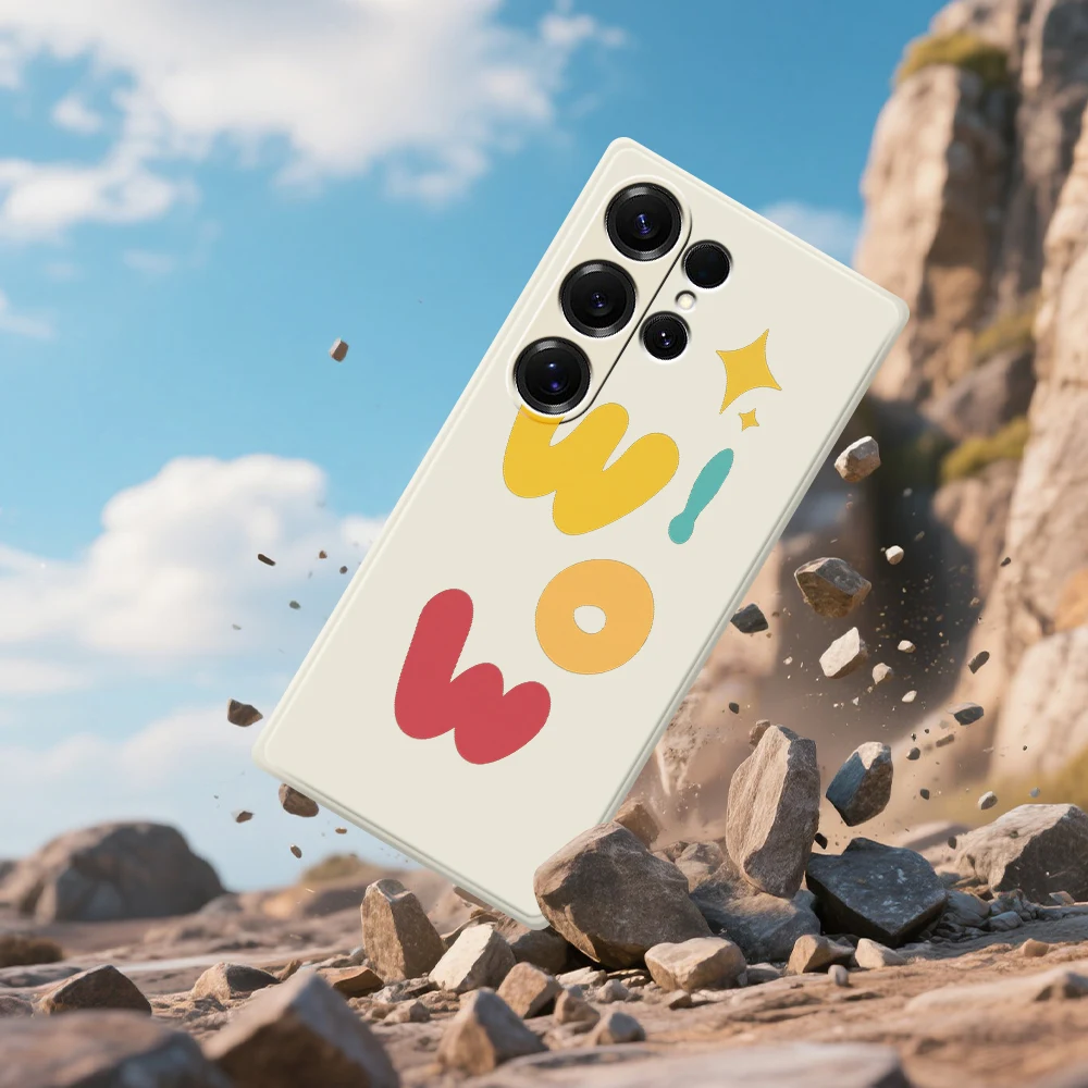 حافظة لهاتف سامسونج جالاكسي S21 S22 S23 S24 S25 Ultra Plus 5G S20 FE S10 Plus S21 FE S23FE S24FE غطاء سيليكون ملون