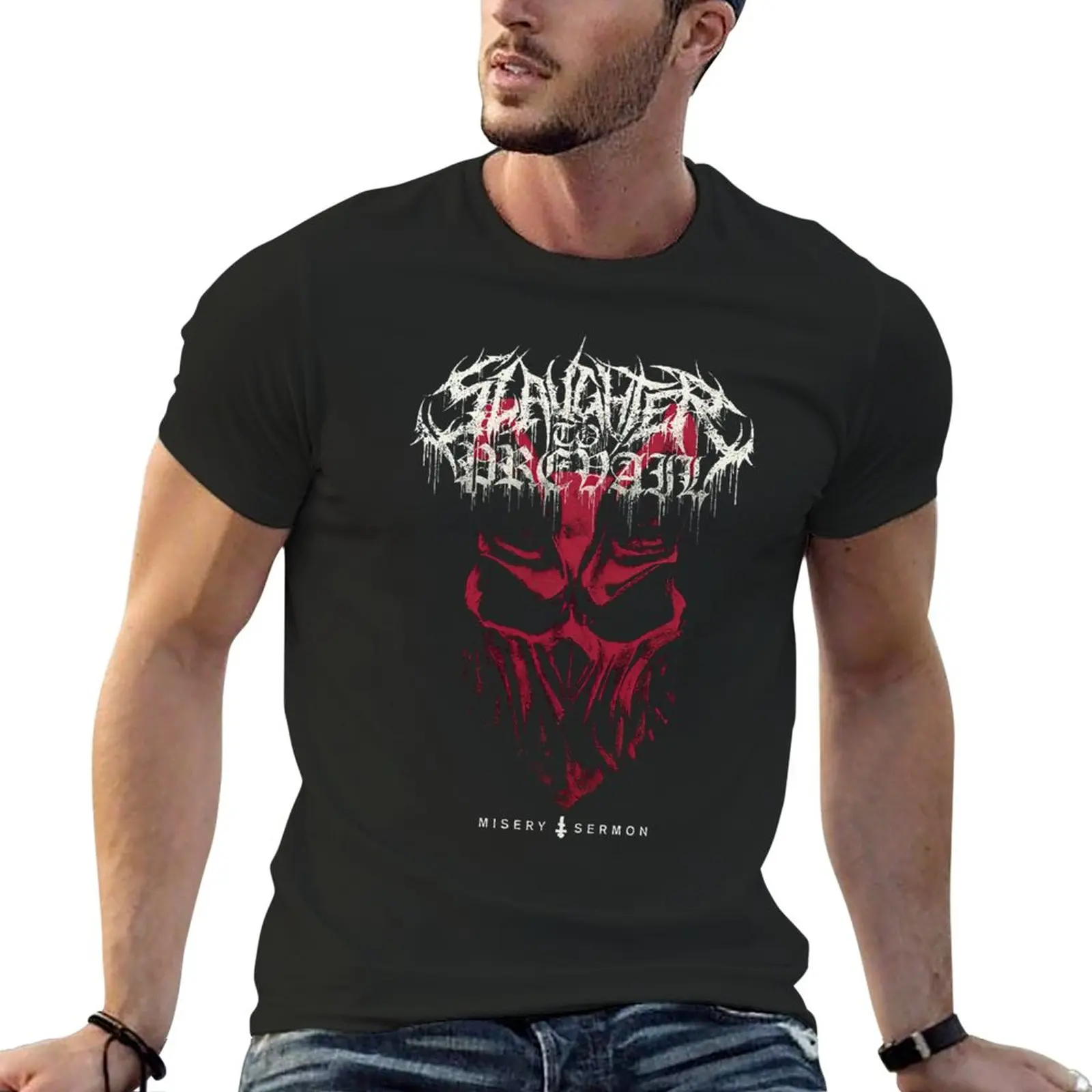 New Misery Sermon T-Shirt anime custom t shirt boys t shirts fitted t shirts for men