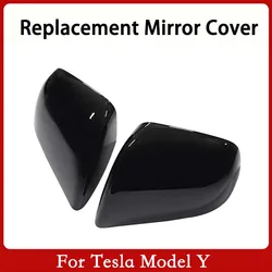 Rearview Mirror Shell Replacement Cover For Tesla Model Y Exterior Side Mirror Caps Replace Parts