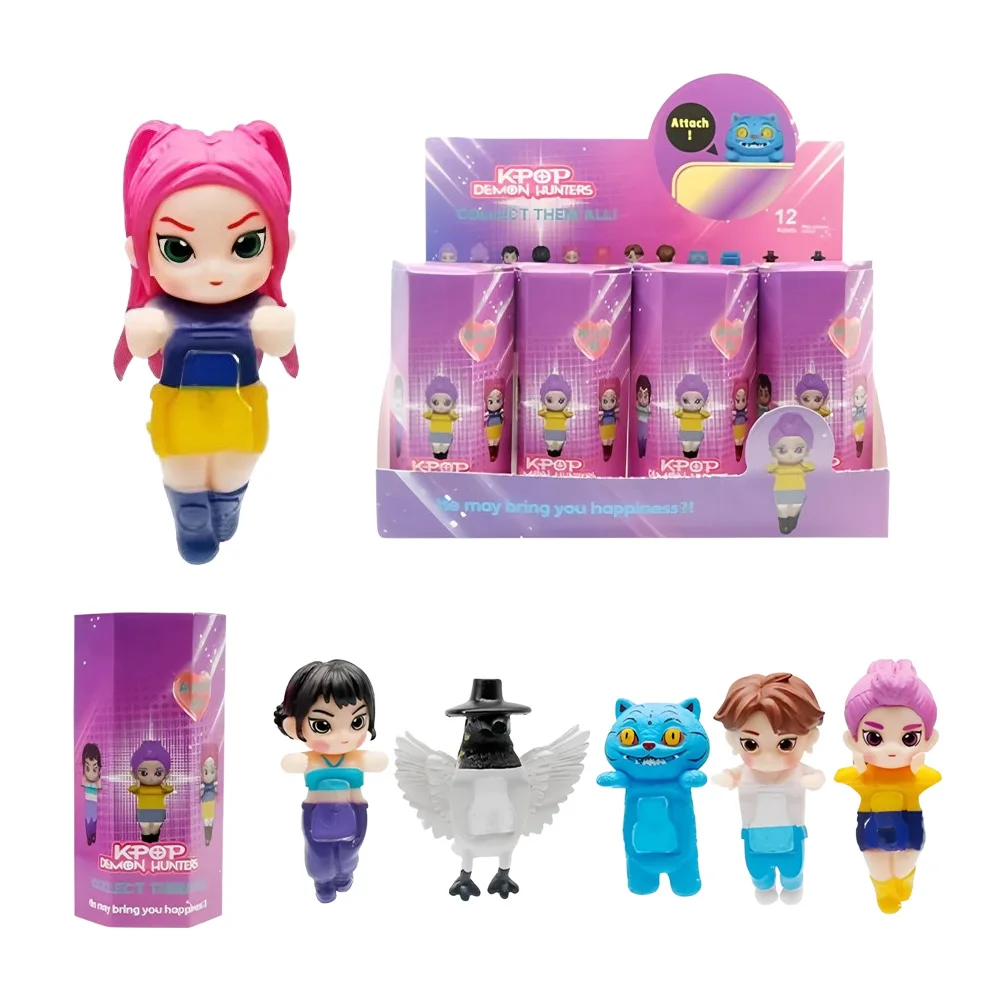 Hot selling Kpop Demon Hunters Blind Box Series Anime Figures Ornaments Dolls Fans Children Gift Random Blind Box