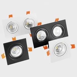 Dimmable Recessed COB LED Downlights 5W 7W 9W 12W 14W 18W 24W LED Ceiling Spot Lights AC85-265V LED Ceiling Lamp Indoor Lighting