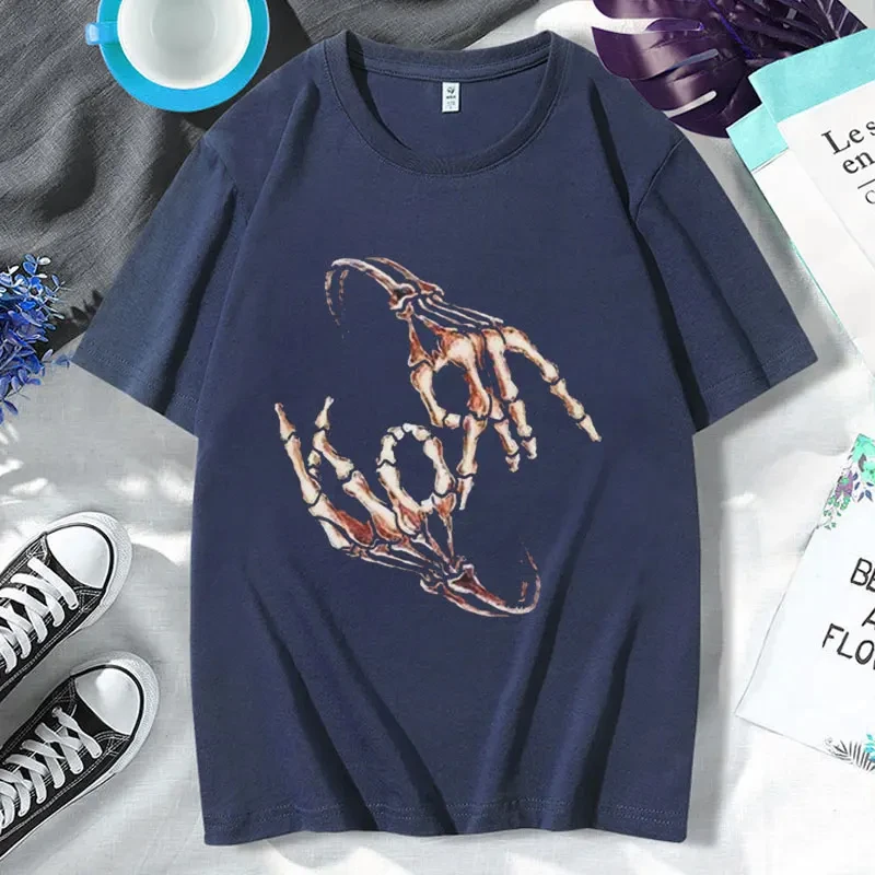 Rock Band Korn Tour T Shirt Men Women Summer Fashion Casual Loose Short Sleeve Tees Vintage Gothic T-Shirt Y2k Streetwear Tops