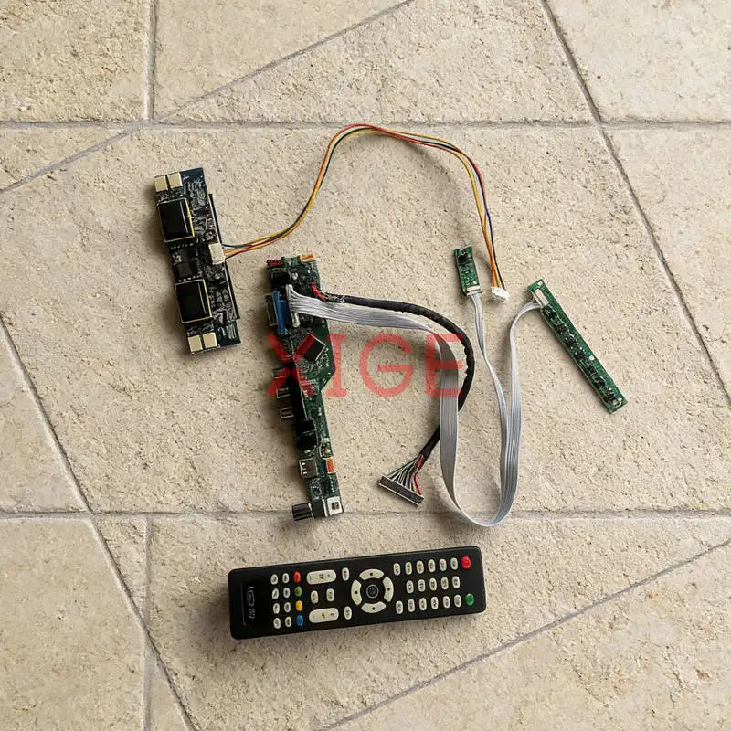 

Плата привода матричного контроллера подходит для M270HW01 LM250WF1 M270H1 HSD250MUW2 4-CCFL 1920*1080 LVDS 30-контактный 1920x1080 HDMI + VGA + AV + USB комплект