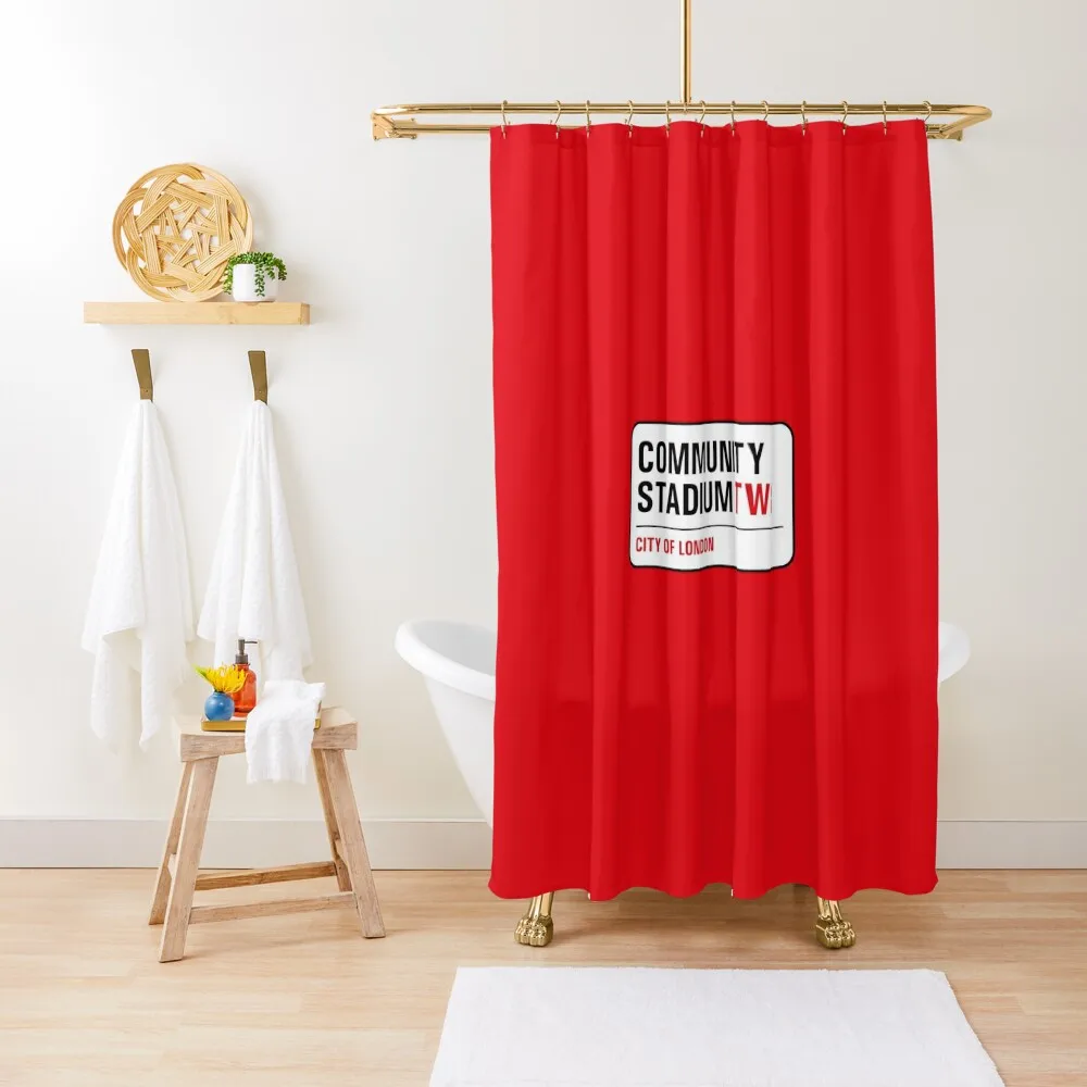 Brentford - Brentford Community Stadium Street Sign Shower Curtain Anime Bathroom Shower Bath Curtain