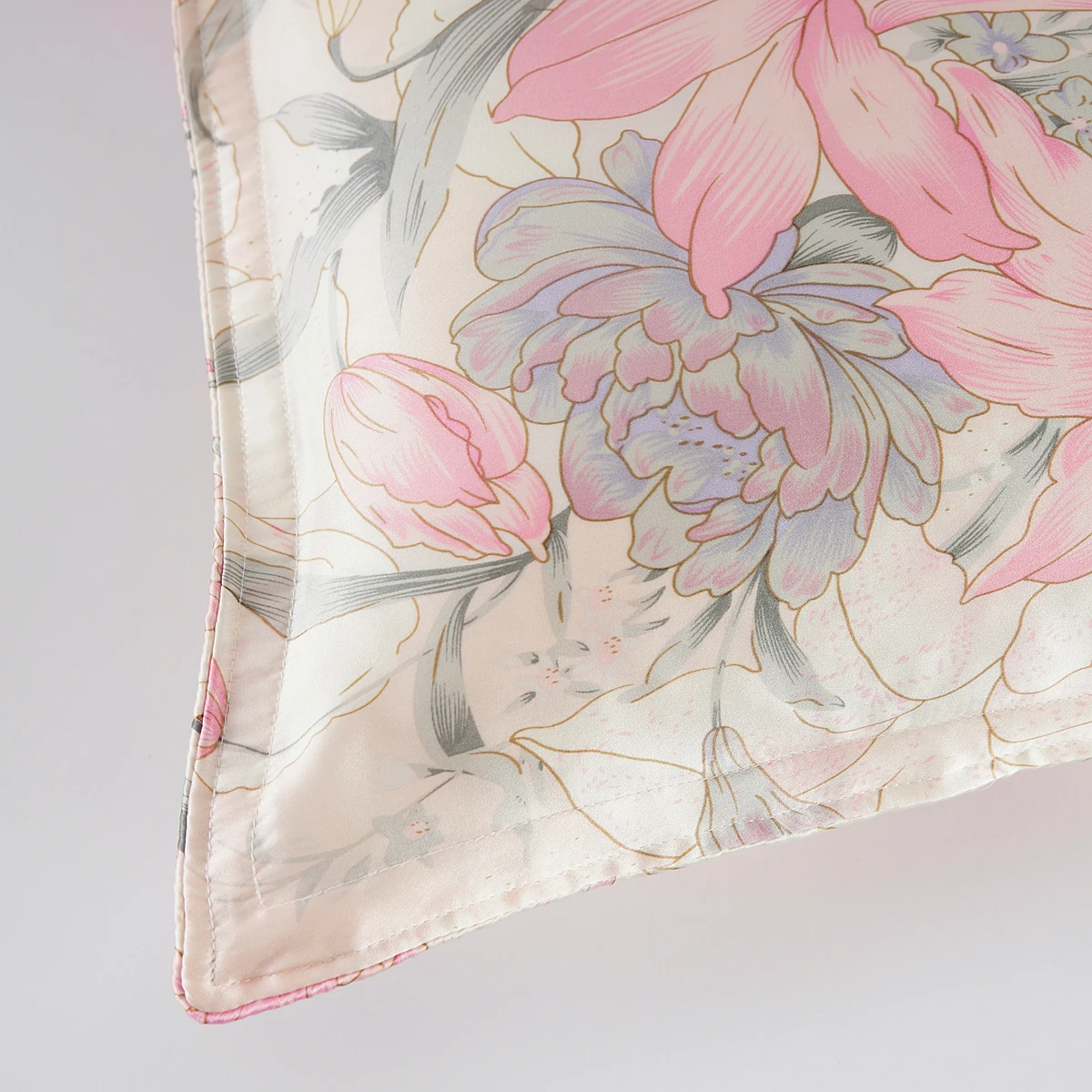 1 Pair 100% Nature Silk Pillowcase Soft Oxford Pillowcase with Envelope for Skin Care High Quality